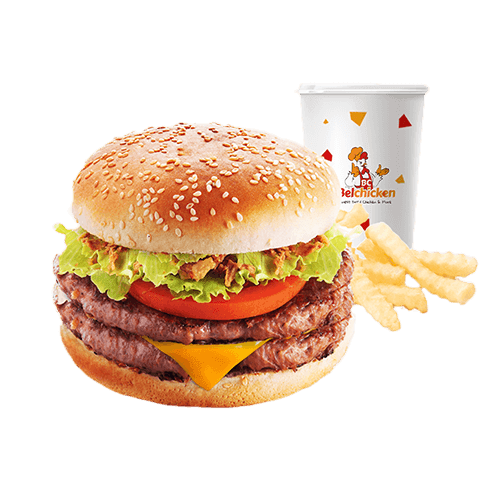 Double Beef Burger Menu