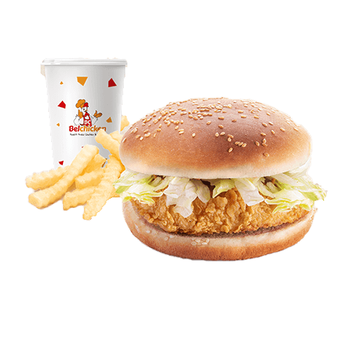 Fried Chicken Burger Menu