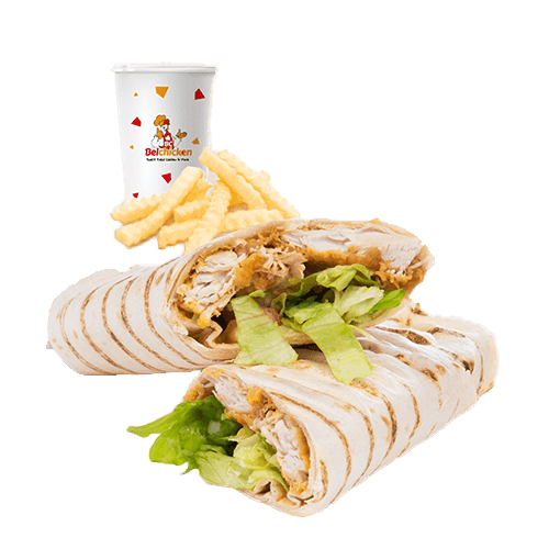 Fried Chicken Wrap Menu
