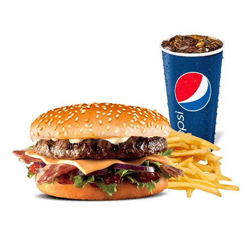 Menu queen bacon