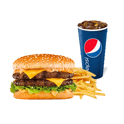Menu queen burger