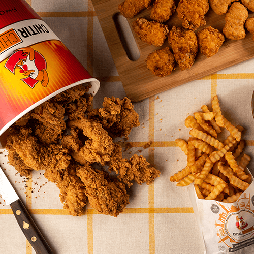 Budget bucket 2 persons menu