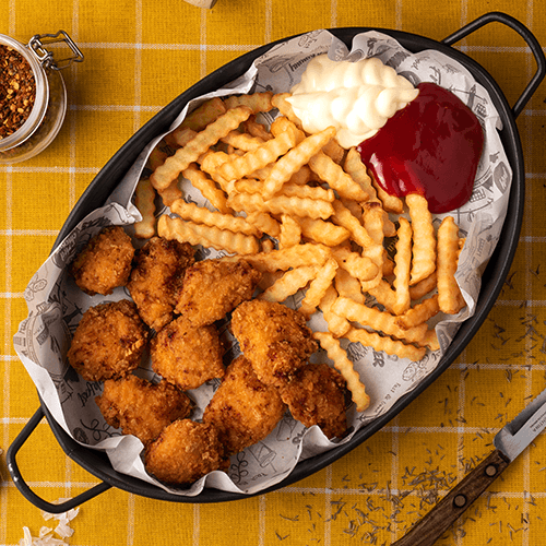 Chicken bites 8 stuks menu