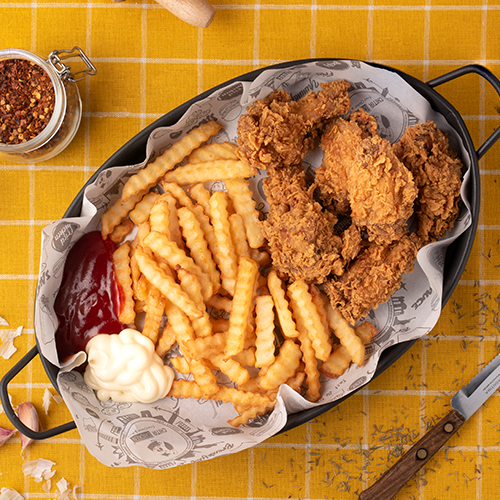 Wings 6 stuks menu