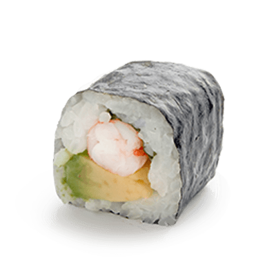 crevette avocat menthe