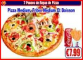 Pizza medium menu