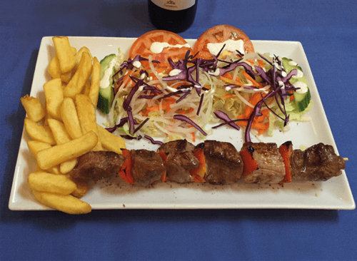 Lamb skewer