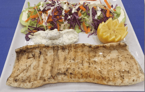 Grilled calamari