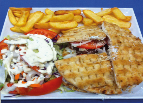 Covered pita