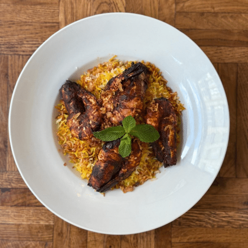 Prawn Tikka Biryani