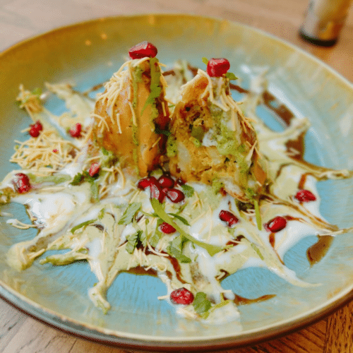 Samosa chaat