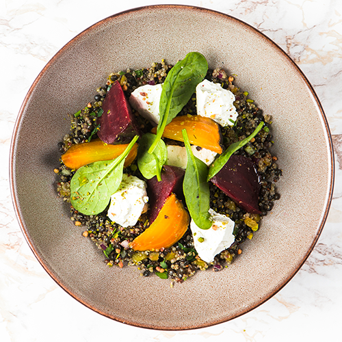 Goat Cheese Quinoa Salad (Veggie)