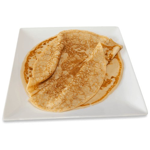 2 pannenkoeken met suiker