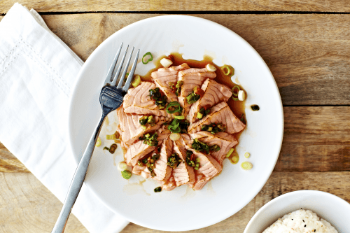 Tataki salmon