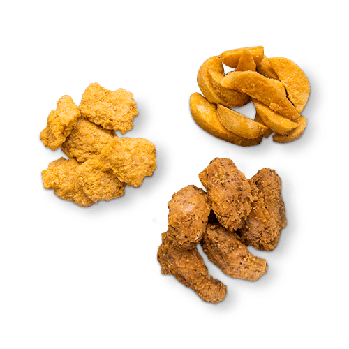 Triple box ( 5 wings, american potatoes, 5 nuggets)