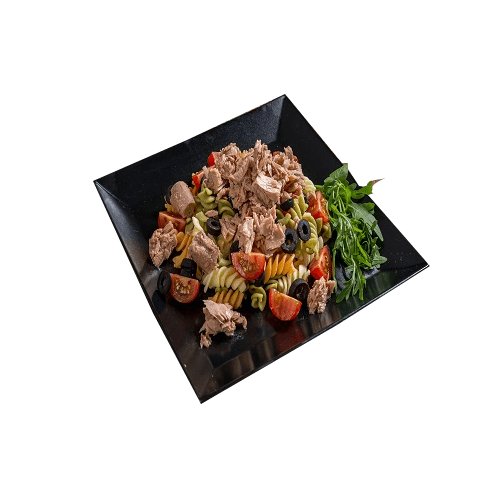 Macaroni salad with tuna