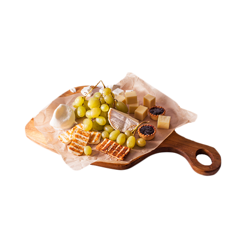 Плато френски сирена и грозде
