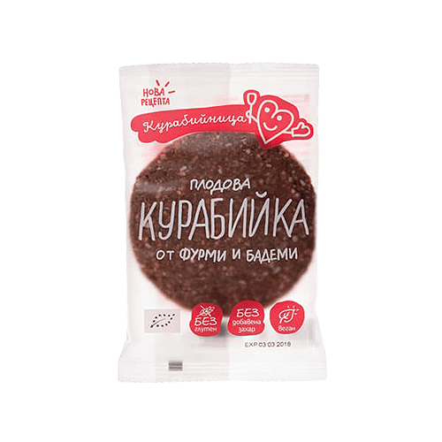 Био Плодова Курабийка с Фурми и Бадеми, Курабийница