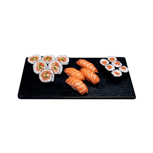 Salmon sushi set