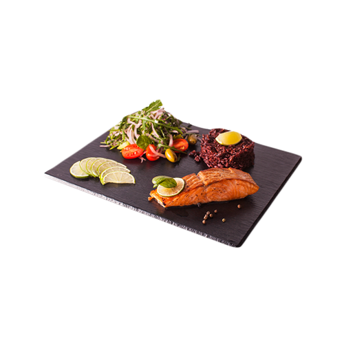 Salmon with imperial rice