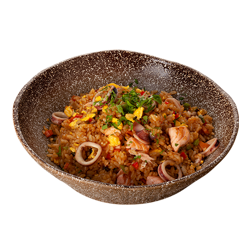 Японски ориз с морски дарове