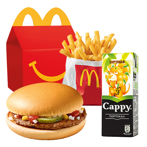 Детско меню- Happy Meal с хамбургер