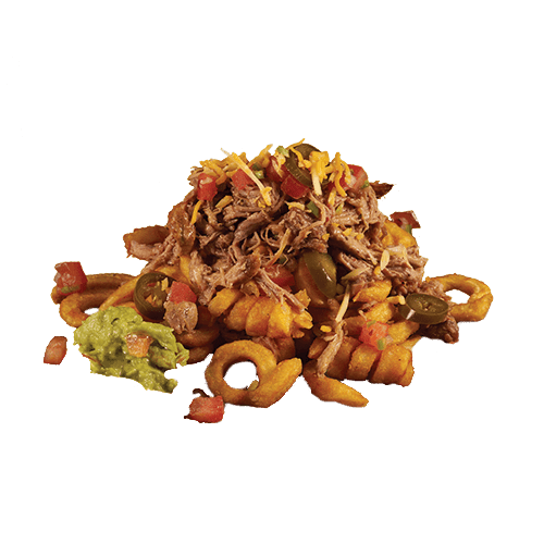 Meat Lovers with tugging pork