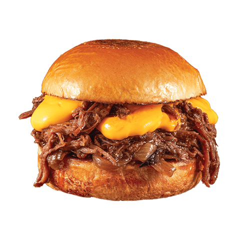 Burger with Veal Barbakoa