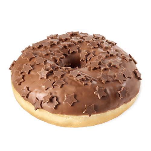 Donut with chocolate filling