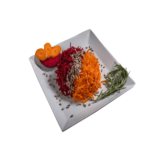 Salad beetroot with carrot