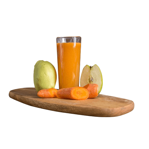 Apple, pear and carrot