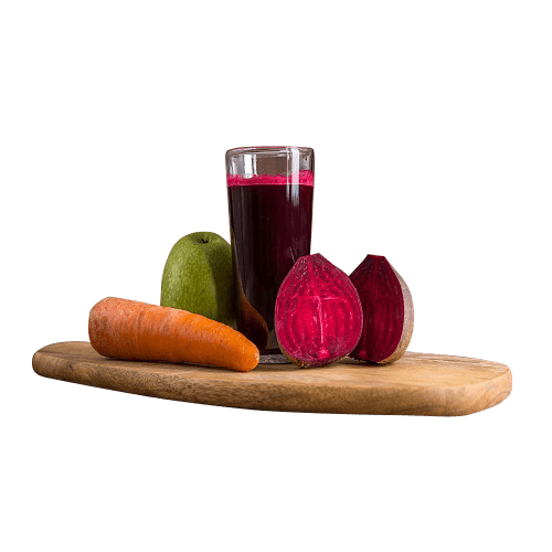 Beet, carrot and apple