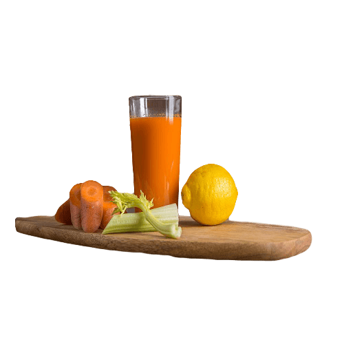 Carrot, lemon and celery
