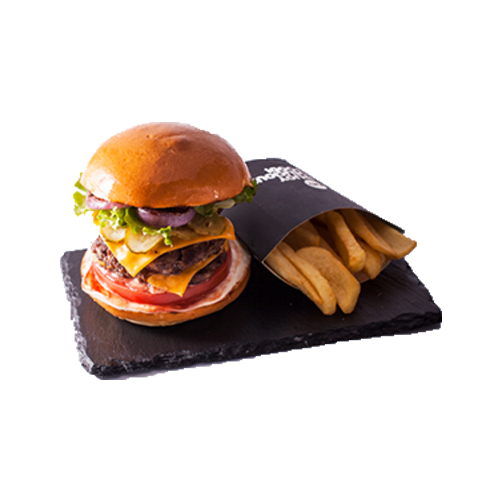 Double steak burger