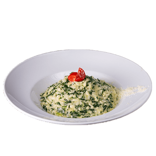 Ризото с маскарпоне и спанак