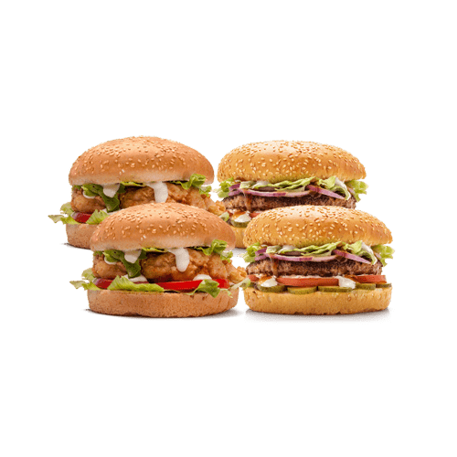 2 х Hard Burger+2 х Beef Burger