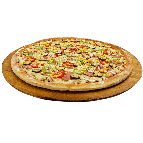 Pizza Ham and Corn