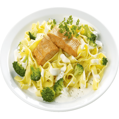 Bandnudeln mit Wildlachs (FROZEN)