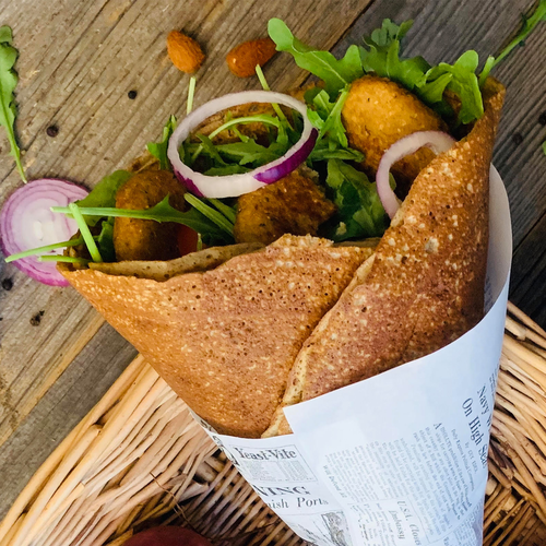 Crêpe Falafel (vegan)