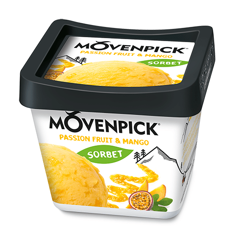 Mövenpick Passion Fruit and Mango Sorbet