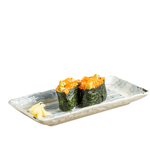 Gunkan tartare saumon