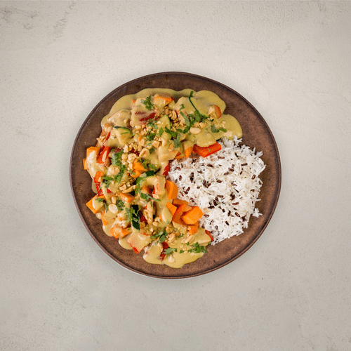 P2-Süsskartoffelcurry mit Reis