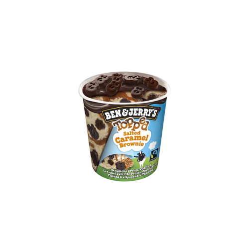 Ben & jerry's topped salted caramel brownie 100ml