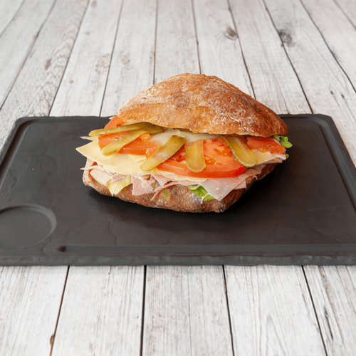 Sandwich Jambon cuit, pain campagne