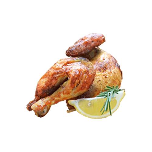 Halbes Grill Poulet Menü