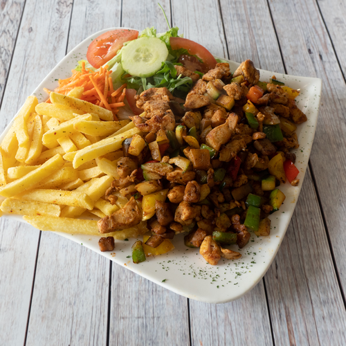 Poulet Kebab Teller