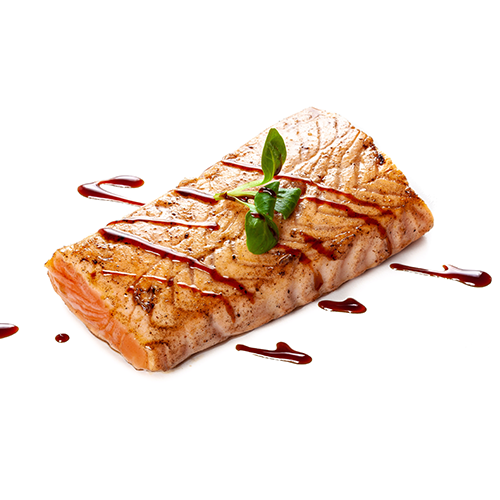 Gegrillter Lachs