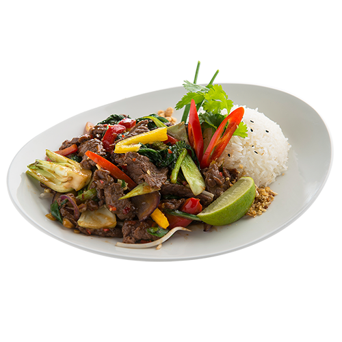 Beef und Ginger Wok