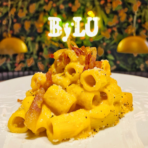 Mezze Maniche Alla Carbonara