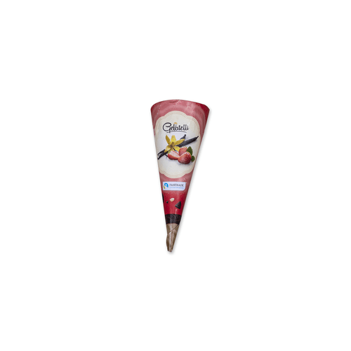 Cornet Strawberry- Vanilla
